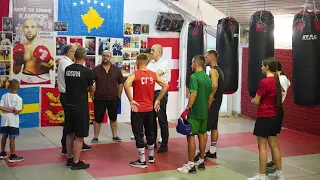 Totaj në përcjellje të boksierit prizrenas Lumturim Xhoxhaj, për në Lojërat Mesdhetare Taranto 2026