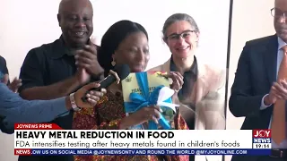 Heavy metal reduction in food: FDA intensifies testing after heavy metals found in children’s food.