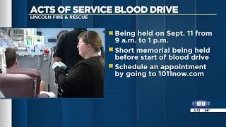 Lincoln Fire and Rescue marks 9/11 anniversary with blood drive