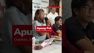 “Ang aming lupa ay pag-aari namin, hindi pag-aari ng ibang bansa.”