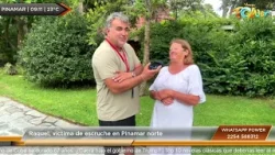 Raquel, víctima de escruche en Pinamar norte