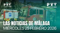 ? PTV NOTICIAS MÁLAGA HD | Fallece una mujer de 85 años tras un incendio en Málaga capital | 25 feb