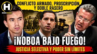 ¡Escándalo en Ecuador! El doble rasero de Noboa, Jorge Glas preso y el engaño del conflicto armado.