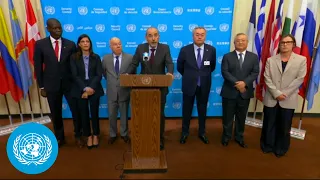 International Humanitarian Law - Joint Security Council Media Stakeout | United Nations