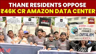 Maharashtra News: Thane Residents Protest Amazon’s ₹46,000 Crore AI Data Centre Project |India Today
