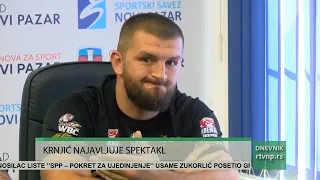 Krnjić pred 12. Balkan boxing: Čast je boksovati u Novom Pazaru