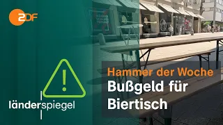 Fine for Beer Table | Hammer of the Week from 07/11/26 | ZDF