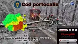 jurnal MUSCEL TV 17 02 2026 ARGEȘUL SE AFLĂ SUB COD PORTOCALIU DE NINSORI ȘI VISCOL