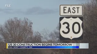 US 30 construction