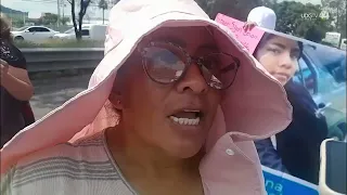 Three protests mark the day in the city