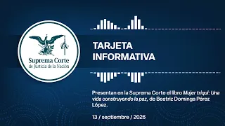 Information Card September 13, 2026