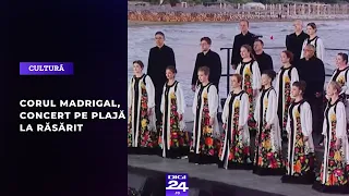Corul Madrigal, concert pe plajă la răsărit, de Sfânta Maria
