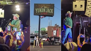 Garth Brooks sings at surprise concert under name Yukon Jack at The Grizzly Rose in Denver