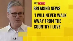 'I will never walk away from the mandate I was given,' says Starmer 'I will never walk away from the mandate I was given,' says Starmer