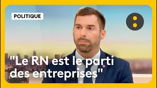 RN MP Julien Odoul is the guest on Franceinfo's morning show