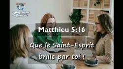 Matthew 5:16 - Let the Holy Spirit shine through you! - VERSE OF THE DAY - Prophet Elisée Kouakou