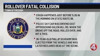 Man dead after early morning rollover crash