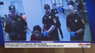 Man accused of attempted rape in front of young girl at Greensboro depot