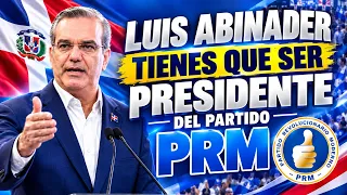 Why Luis Abinader should be the PRM president