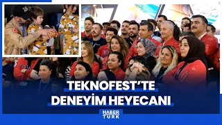 The excitement of experience at TEKNOFEST: Selçuk Bayraktar visited the Mining Technologies Compe...