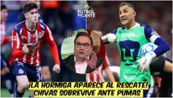 AGÓNICO. CHIVAS RESCATA EL EMPATE ante PUMAS con DOBLETE de LA HORMIGA GONZÁLEZ | Futbol Picante