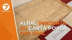 Albal presenta la primera exposición pública de su Carta Pobla original del siglo XIII