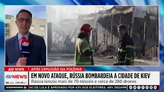 Rússia realiza novo bombardeio em larga escala contra a Ucrânia