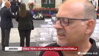JULY 12, 2026 - ANDRIA: TRAIN DISASTER: THE 10TH ANNIVERSARY WITH MATTARELLA IN ATTENDANCE