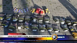 CSÍKOS PÓLÓT TEKERT A FEJÉRE, MAJD KIRABOLTA A DOHÁNYBOLTOT