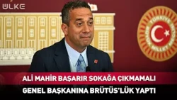 Ali Mahir Başarır Should Not Be Able to Show His Face! He Betrayed His Party Leader