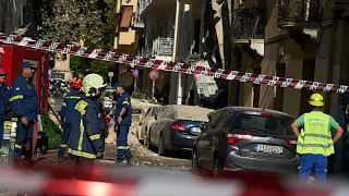 Une explosion près de l'Acropole fait s'effondrer un immeuble à Plaka, deux blessés