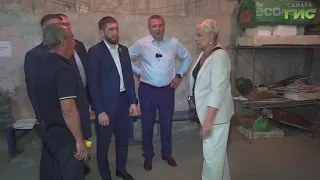 Ivan Noskov inspected the maintenance of shelters in Kirovsky district apartment buildings