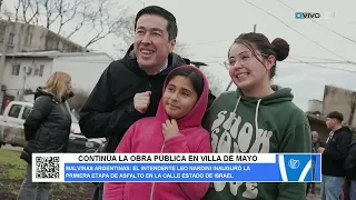 PUBLIC WORKS CONTINUE IN VILLA DE MAYO
