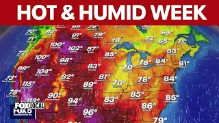 DC weather: Humid Sunday leads into a hot and humid week
