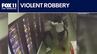 Violent 7-Eleven robbery caught on video