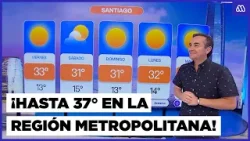 INTENSO CALOR en la RM: Se esperan hasta 37°