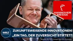 HANNOVER: Olaf Scholz spricht auf der Industriemesse! Innovationen für die Zukunft - KI im Fokus