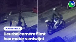 Scooterduo steelt motor na voorbereiding I Plaats Delict