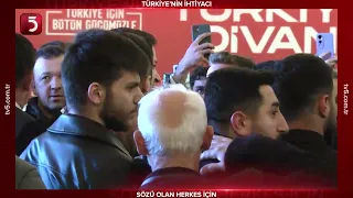 Mahmut Arıkan called out to the crowd: The dark days are behind us.