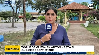 Curfew in Antón: Mayor considers stricter measures after September 15