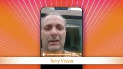 TV Oranje app video message - Tony Visser