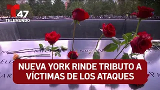 New York pays tribute to victims of the attacks