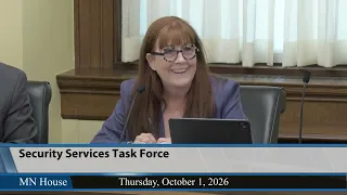 Security Services Task Force 10/1/26