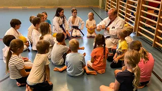 Karate Trial Training as Part of the Deutsch-Wagram Summer Holiday Program