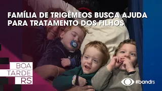 Family of triplets seeks help for children's medical treatment