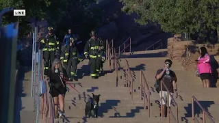 Several hundred meet at Red Rocks for 9/11 Memorial Stair Climb
