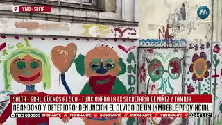 Desde 2021: Abandono total del ex edificio de Niñez y Familia en pleno centro