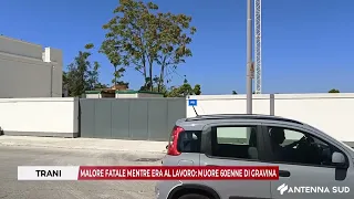 JULY 30, 2026 - TRANI: FATAL MEDICAL EMERGENCY WHILE AT WORK: 60-YEAR-OLD FROM GRAVINA DIES