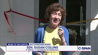 Sen. Susan Collins (R-ME) at Ribbon Cutting Ceremony in Calais, ME