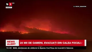 CANADA ARDE!  20 000 de oameni au fugit din calea focului